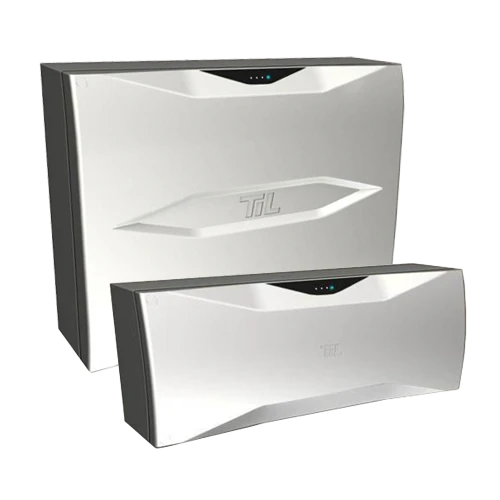 TIL Technologies COF08-B Coffret standard métal 2 rails DIN avec kit auto-protection 436x584x184mm